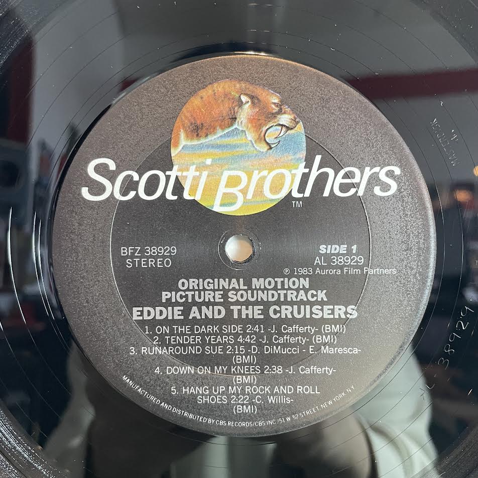 John Cafferty And The Beaver Brown Band - Eddie And The Cruisers (Original Motion Picture Soundtrack) (VINYL) | Near Mint (NM) Excellent (EX)