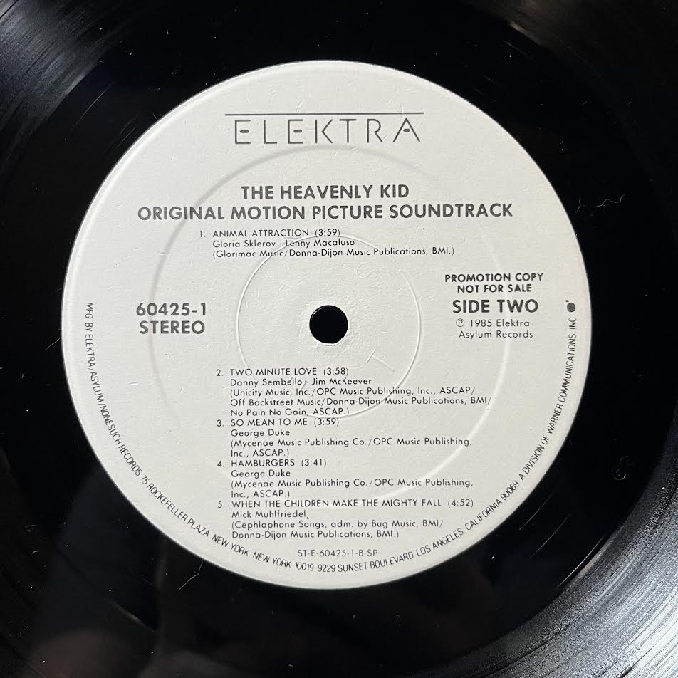 Various - The Heavenly Kid (Original Motion Picture Soundtrack) (VINYL) | Near Mint (NM) Excellent (EX)