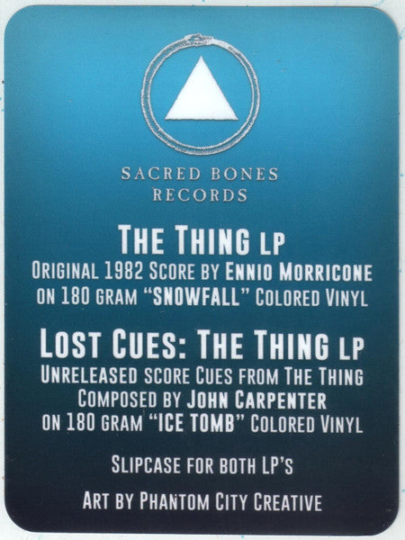 Ennio Morricone - John Carpenter's The Thing / Lost Cues: The Thing (BOX SET) | Near Mint (NM) Near Mint (NM)
