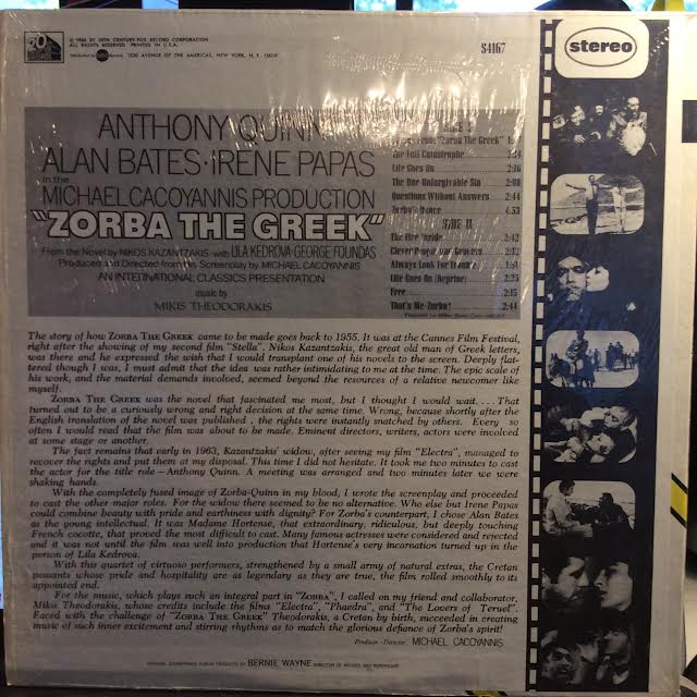 Mikis Theodorakis - Zorba The Greek (Original Soundtrack) (VINYL) |