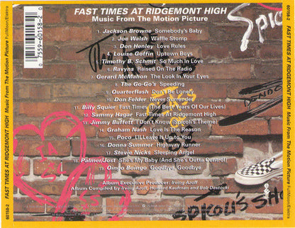 Various - Fast Times At Ridgemont High • Music From The Motion Picture (CD) | Near Mint (NM) Near Mint (NM)