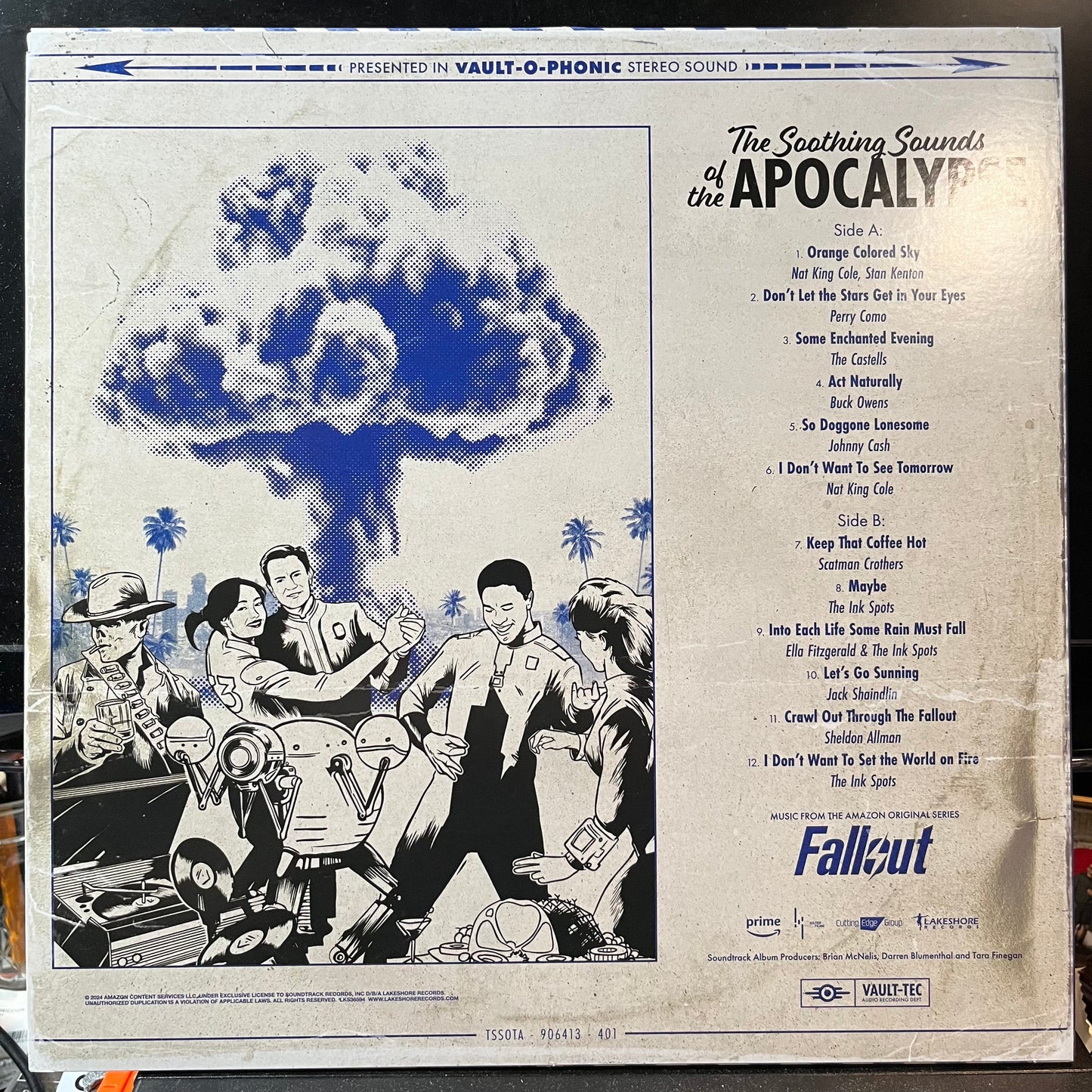 Various - The Soothing Sounds Of The Apocalypse (Presented By Vault-Tec)(BLUE VINYL) | Near Mint (NM or M-) Near Mint (NM)