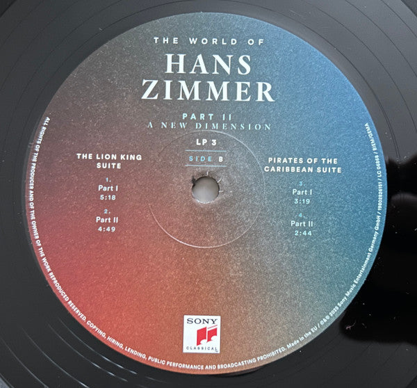 Hans Zimmer - The World of Hans Zimmer - Part II: A New Dimension (3xVINYL) | Near Mint (NM) Near Mint (NM)