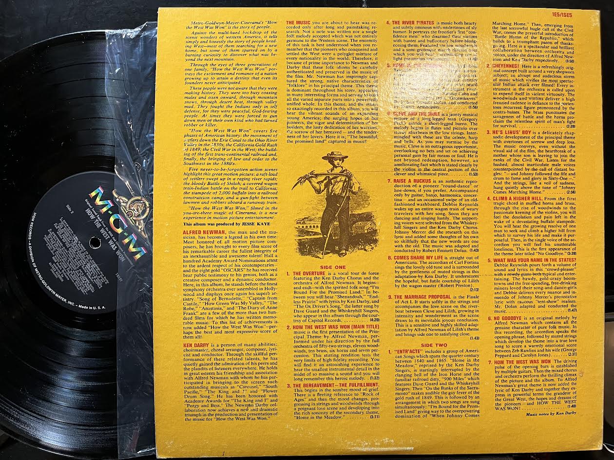Alfred Newman - How The West Was Won, Original Soundtrack (VINYL) | Near Mint (NM) Near Mint (NM)