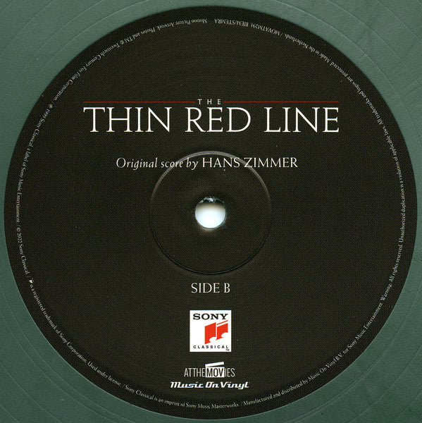 Hans Zimmer - The Thin Red Line (Original Motion Picture Soundtrack) (2xVINYL) | Near Mint (NM or M-) Near Mint (NM)