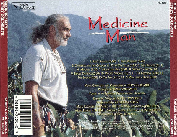 Jerry Goldsmith - Medicine Man (Original Motion Picture Soundtrack) (cd) | Near Mint (NM) Near Mint (NM)