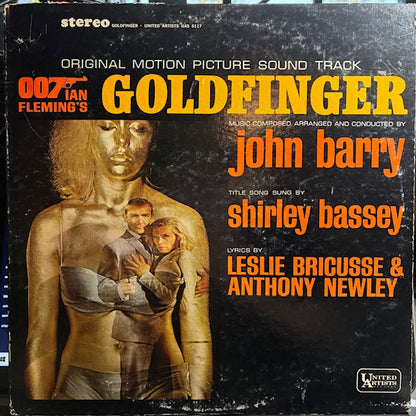 John Barry - Goldfinger (Original Motion Picture Sound Track) (VINYL) | Very Good Plus (VG+) Very Good (VG)