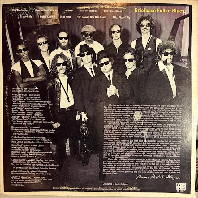 The Blues Brothers - Briefcase Full Of Blues (VINYL) | Very Good Plus (VG+)