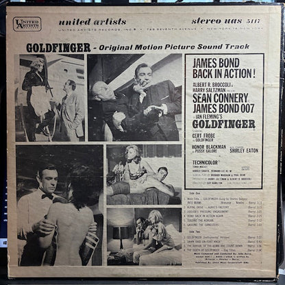 John Barry - Goldfinger (Original Motion Picture Sound Track) (VINYL) | Very Good Plus (VG+) Very Good (VG)