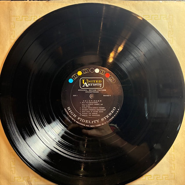 John Barry - Goldfinger (Original Motion Picture Sound Track) (VINYL) | Very Good Plus (VG+) Very Good (VG)