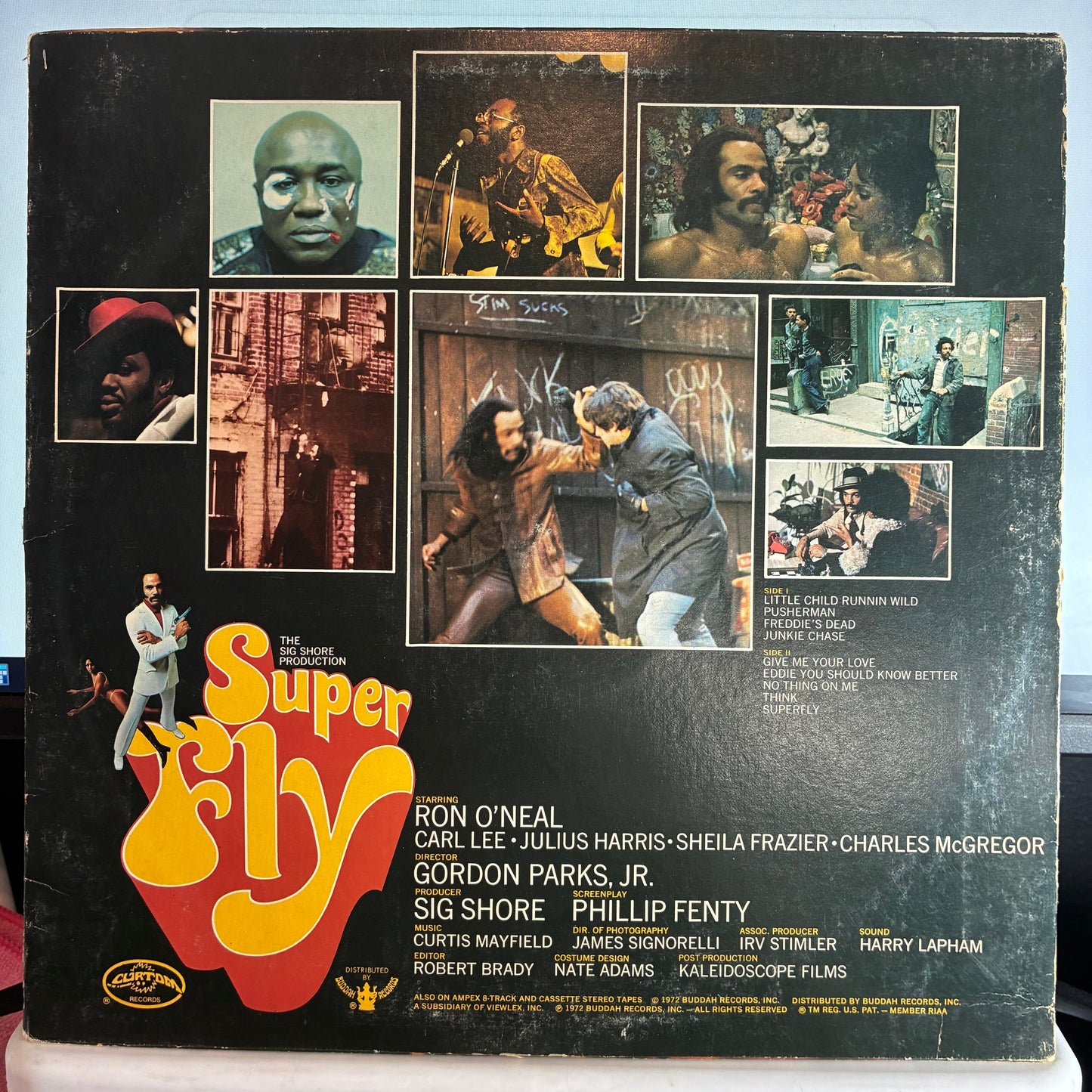 Curtis Mayfield - Super Fly (The Original Motion Picture Soundtrack) (VINYL) | Very Good (VG) Very Good Plus (VG+)