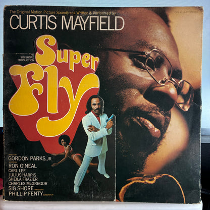 Curtis Mayfield - Super Fly (The Original Motion Picture Soundtrack) (VINYL) | Very Good (VG) Very Good Plus (VG+)