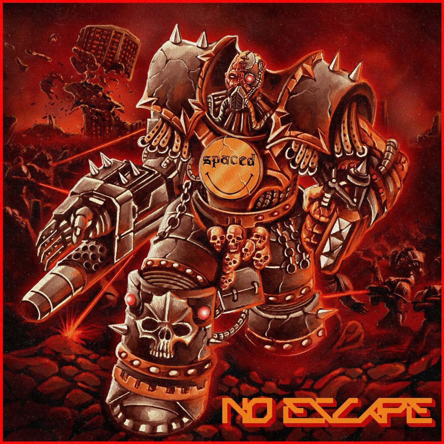 Spaced - No Escape (Indie Exclusive) [Coke Bottle / Oxblood W/ Black Splatter Vinyl] |