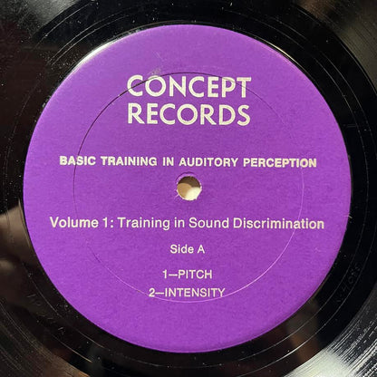 Edward Scagliotta - Basic Training In Auditory Perception, Volume 1: Training In Sound Discrimination (VINYL) | Excellent (EX) Excellent (EX)