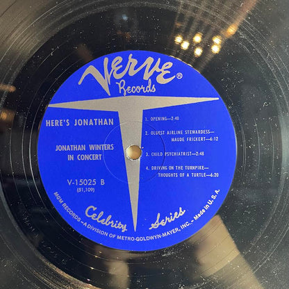 Jonathan Winters - Here's Jonathan (VINYL) | Excellent+ (EX+) Excellent (EX)
