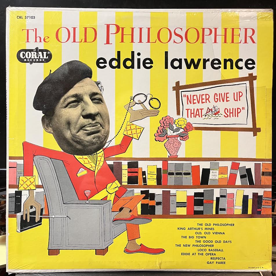 Eddie Lawrence - The Old Philosopher (VINYL) | Mint (M) Near Mint (NM)