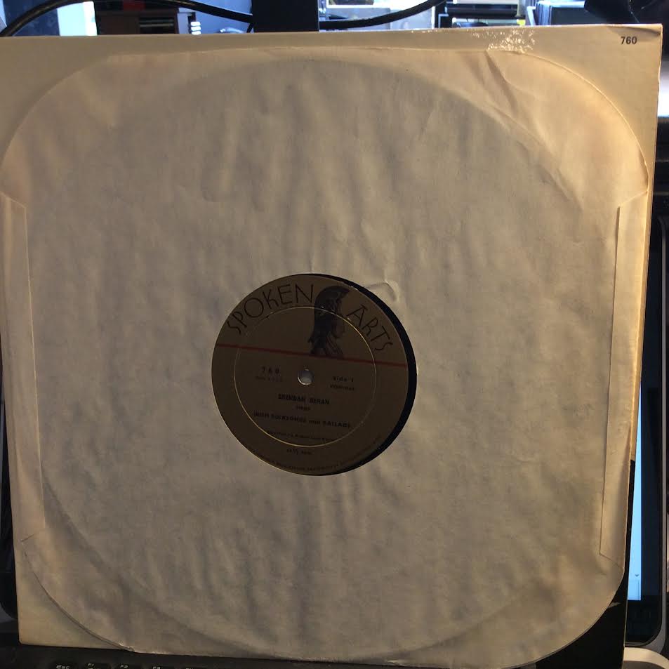Brendan Behan - Irish Folksongs And Ballads (VINYL) | Near Mint- (NM-) Near Mint (NM)