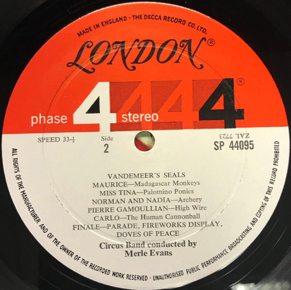Merle Evans - Circus Spectacular (VINYL) | Near Mint (NM or M-)