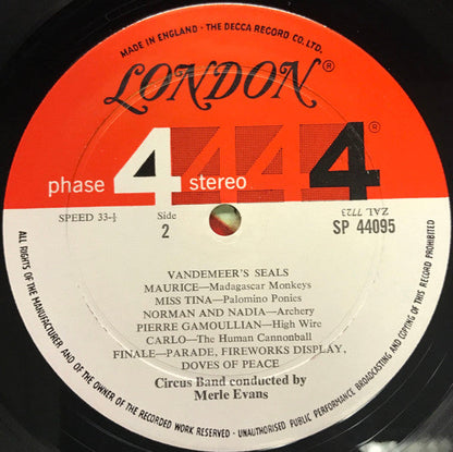Merle Evans - Circus Spectacular (VINYL) | Near Mint (NM or M-)