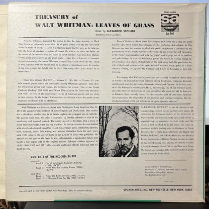 Treasury Of Walt Whitman: Leaves Of Grass (VINYL) | Near Mint (NM) Near Mint (NM)