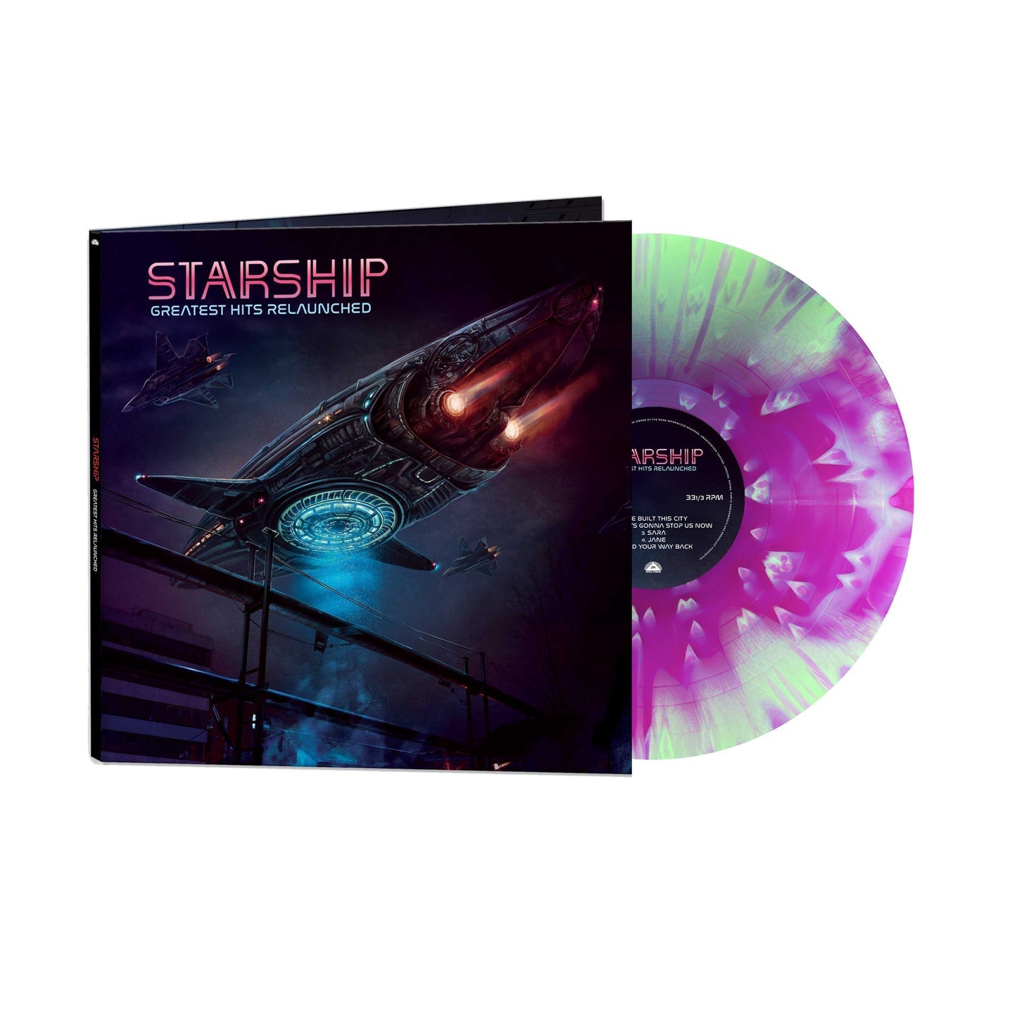 Starship - (PRE-ORDER 1/9/26) Greatest Hits Relaunched (Limited Edition) [Coke Bottle Green / Purple Haze Splatter Vinyl] |