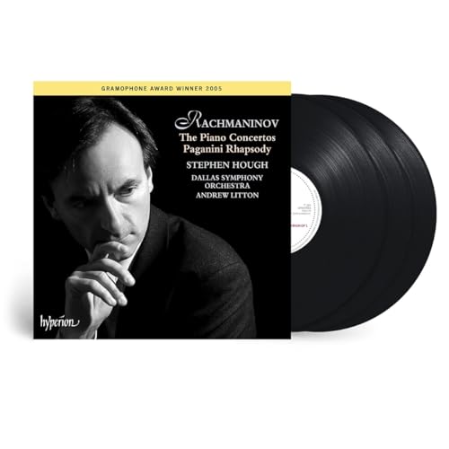 Stephen Hough/Andrew Litton/Dallas Symphony - Rachmaninoff: Piano Concertos 1-4; Paganini Rhapsody [3Lp] |