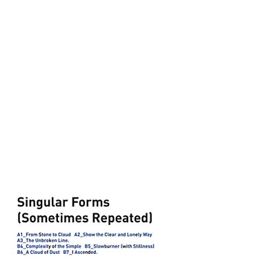 Singular Forms (Sometimes Repeated) |