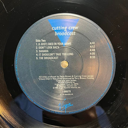 Cutting Crew - Broadcast (VINYL) | Excellent+ (EX+) Near Mint (NM)
