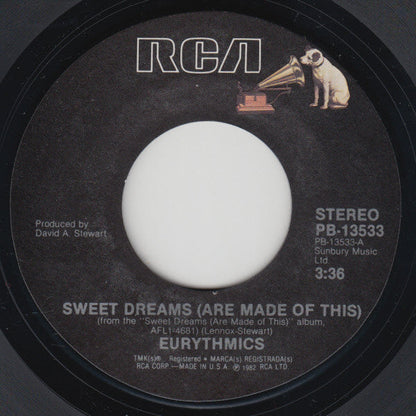 Eurythmics - Sweet Dreams (Are Made Of This) (7") | Excellent+ (EX+) Excellent (EX)