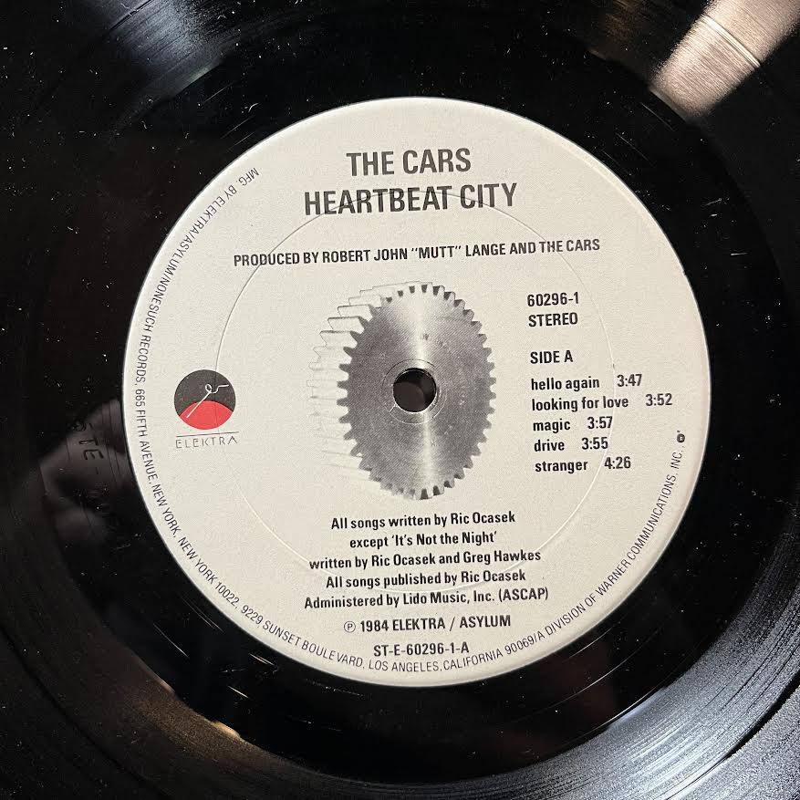 The Cars - Heartbeat City (VINYL) | Excellent+ (EX+) Excellent (EX)