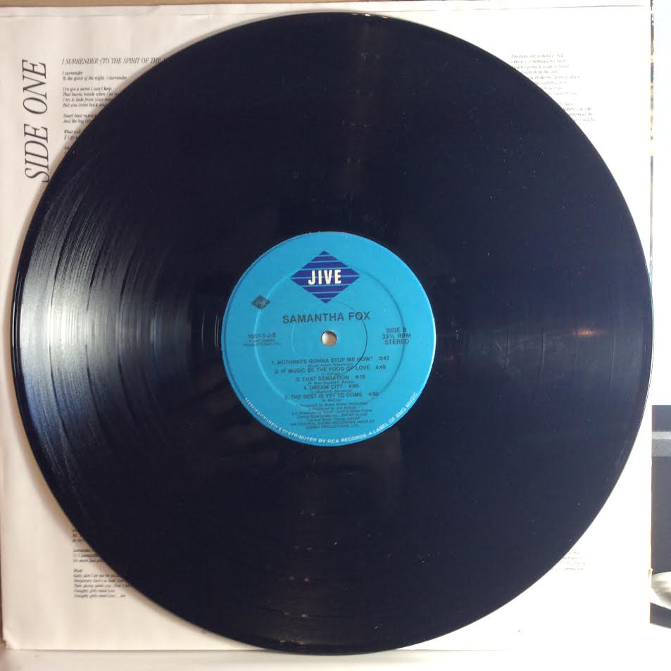Samantha Fox - Samantha Fox (VINYL) | Near Mint- (NM-) Near Mint (NM)