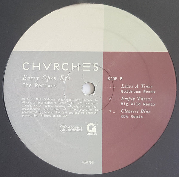 Chvrches - Every Open Eye (The Remixes) (VINYL) | Near Mint (NM) Near Mint (NM)