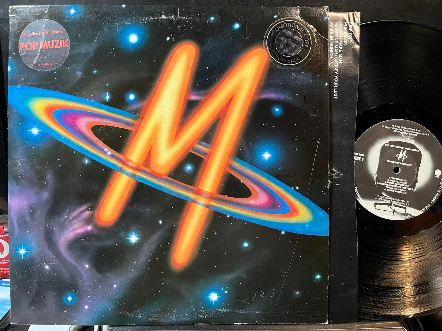 M (2) - New York, London, Paris, Munich (PROMO VINYL) | Near Mint (NM) Excellent (EX)