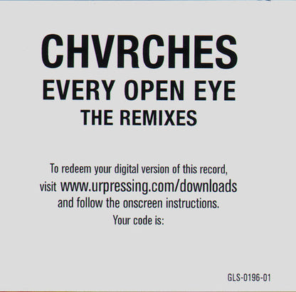 Chvrches - Every Open Eye (The Remixes) (VINYL) | Near Mint (NM) Near Mint (NM)