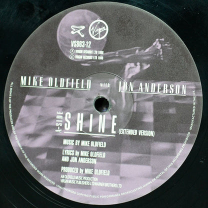 Mike Oldfield - Shine (12" VINYL) | Near Mint (NM) Near Mint (NM)