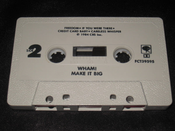 Wham! - Make It Big (CASSETTE) | Near Mint (NM or M-) Excellent (EX)