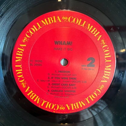 Wham! - Make It Big (VINYL) | Near Mint (NM or M-) Excellent (EX)