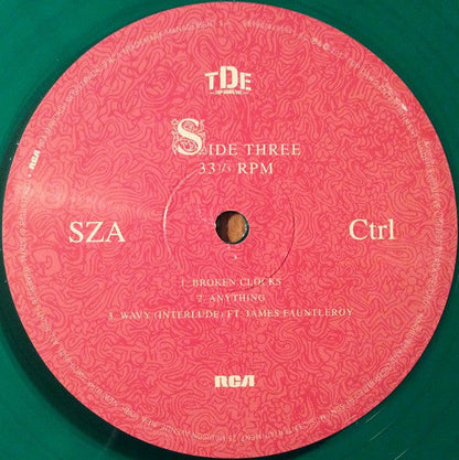 SZA - Ctrl (TRANSLUCENT GREEN VINYL) | Mint (M) Mint (M)