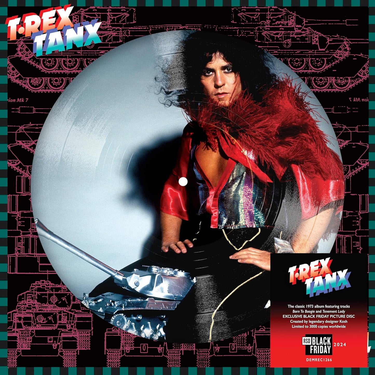 T. Rex - Tanx (Limited Edition, Picture Disc Vinyl) (Black Friday 2024) |
