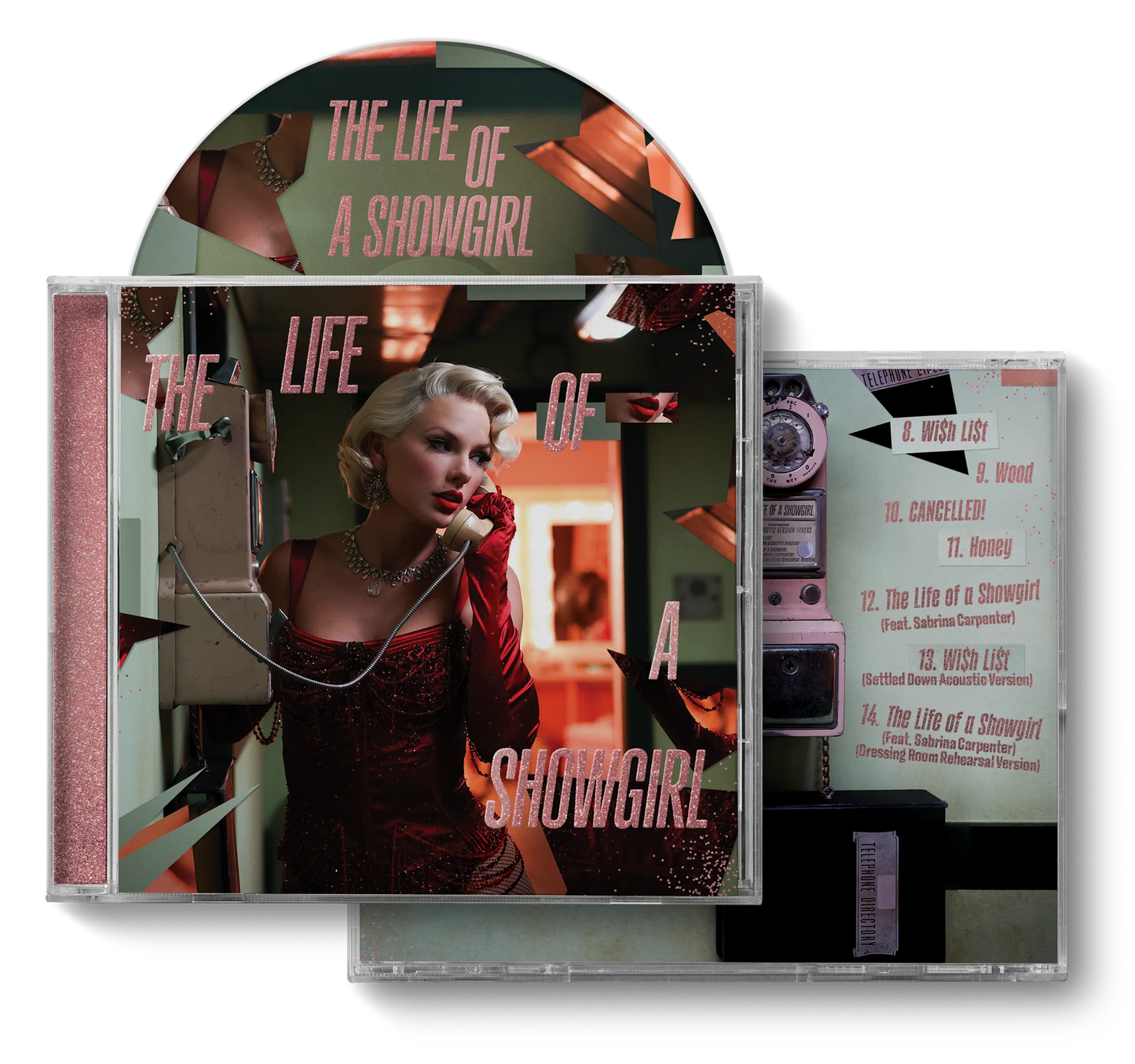 Taylor Swift - The Life Of A Showgirl [Dressing Room Rehearsal Version](CD) | Mint (M) Mint (M)