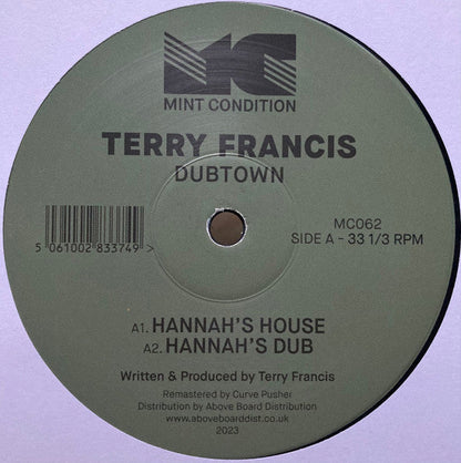 Terry Francis - Dubtown (VINYL 12") | Mint (M) Mint (M)