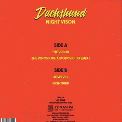 Dachshund - Night Vision (Mihai Popoviciu Remix) (VINYL 12") |
