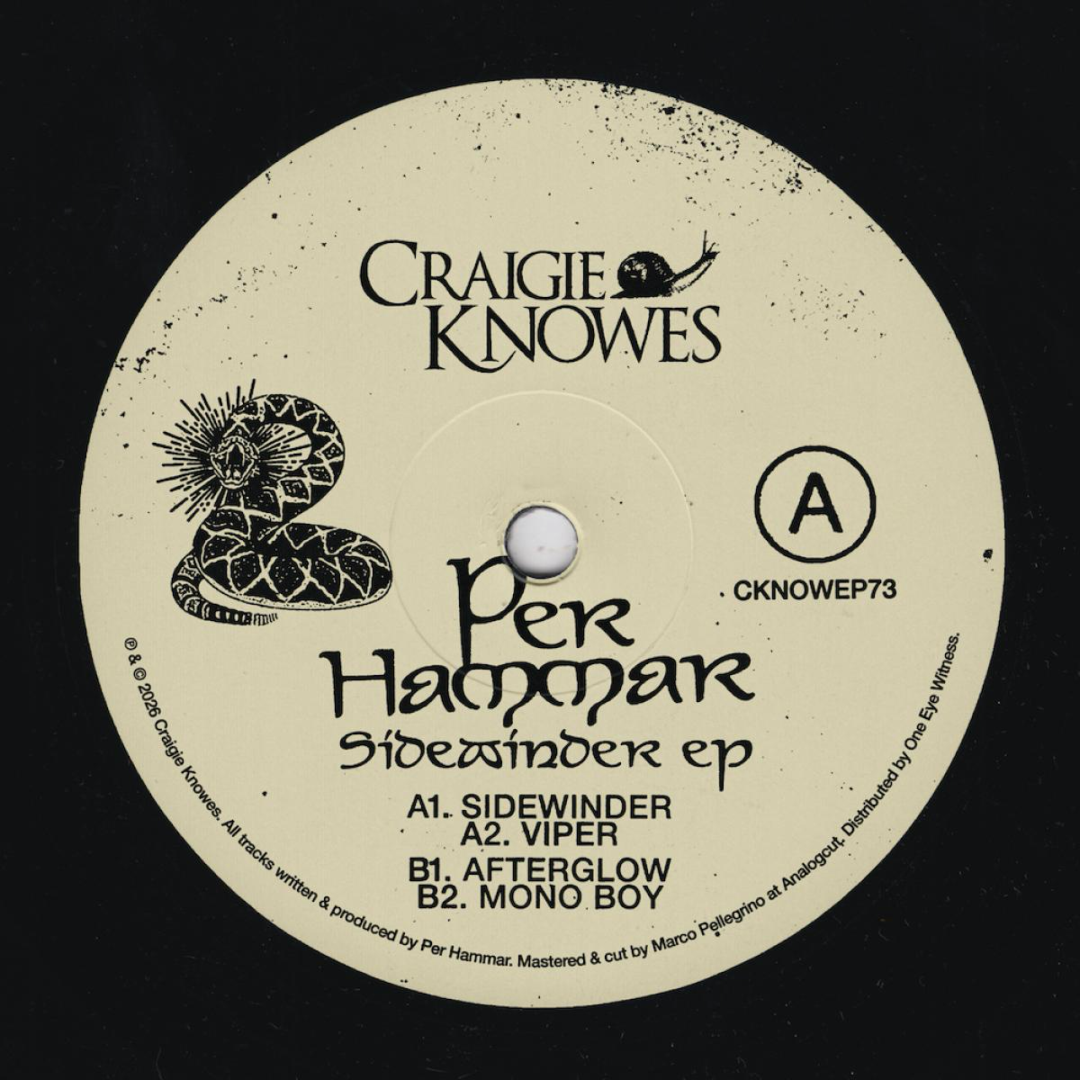 Per Hammar - Sidewinder EP (VINYL) | Mint (M) Mint (M)