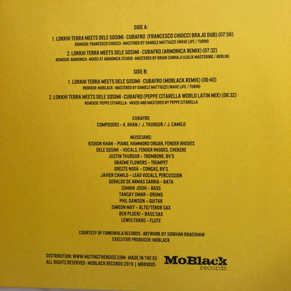 Lokkhi Terra - Cubafro Remixes (VINYL 12") |