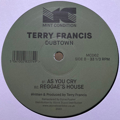 Terry Francis - Dubtown (VINYL 12") | Mint (M) Mint (M)