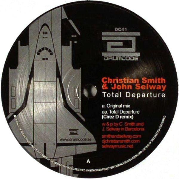 Christian Smith & John Selway - Total Departure | Excellent (EX) Generic