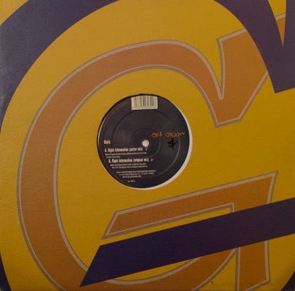 Haris Custovic - Right Information (12" VINYL) | Very Good Plus (VG+) Generic