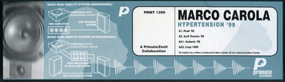 Marco Carola - Hypertension '99 E.P. | Very Good Plus (VG+) Very Good Plus (VG+)