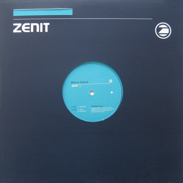 Marco Carola - Diapason EP | Very Good Plus (VG+)