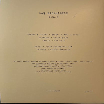 Lab Experience Vol. 3 (VINYL) |